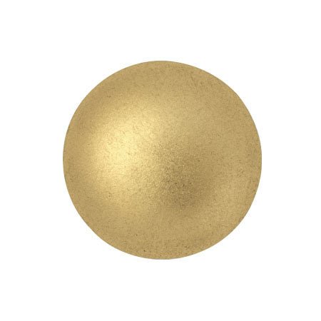 Cabochon par Puca® - 18 mm - Light Gold Mat - PerlineBeads