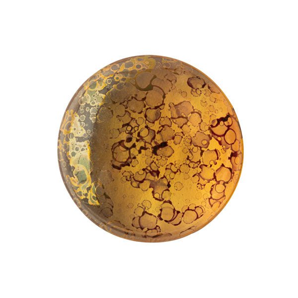 Cabochon par Puca® - 18 mm - Light Topaz Bronze - PerlineBeads