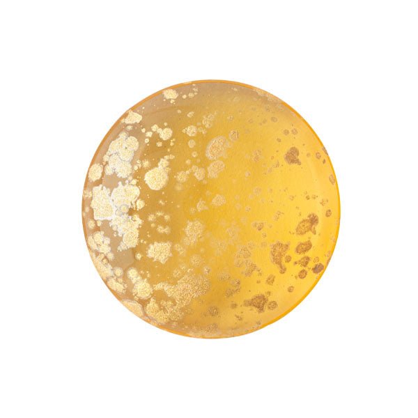 Cabochon par Puca® - 18 mm - Light Topaz Splash Gold - PerlineBeads