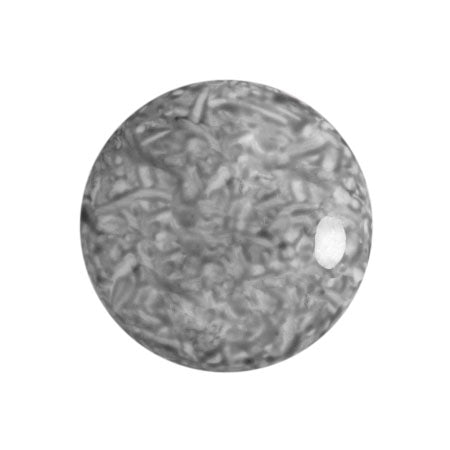 Cabochon par Puca - 18 mm - Milky Grey - PerlineBeads
