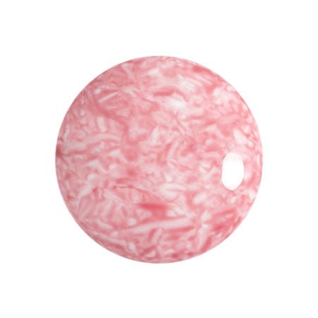 Cabochon par Puca - 18 mm - Milky Light Rose - PerlineBeads