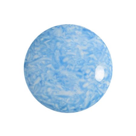 Cabochon par Puca - 18 mm - Milky Light Sapphire - PerlineBeads