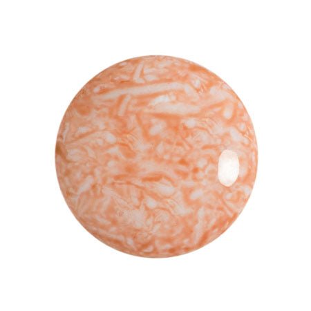 Cabochon par Puca - 18 mm - Milky Peach - PerlineBeads