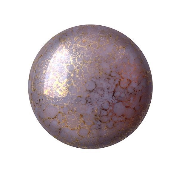 Cabochon par Puca - 18 mm - Opaque Amethyst Bronze - PerlineBeads