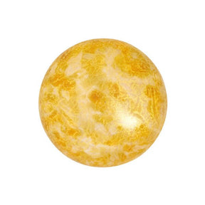 Cabochon par Puca® - 18 mm - Opaque Beige Spotted - PerlineBeads