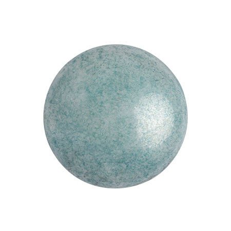 Cabochon par Puca® - 18 mm - Opaque Blue Ceramic Look - PerlineBeads