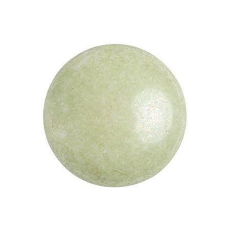 Cabochon par Puca® - 18 mm - Opaque Light Green Ceramic Look - PerlineBeads