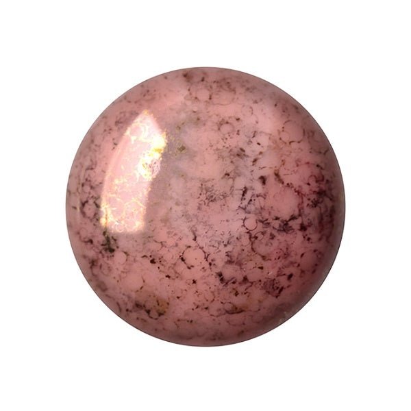 Cabochon par Puca® - 18 mm - Opaque Rose Bronze - PerlineBeads