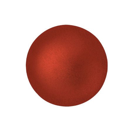 Cabochon par Puca® - 18 mm - Red Metallic Mat - PerlineBeads