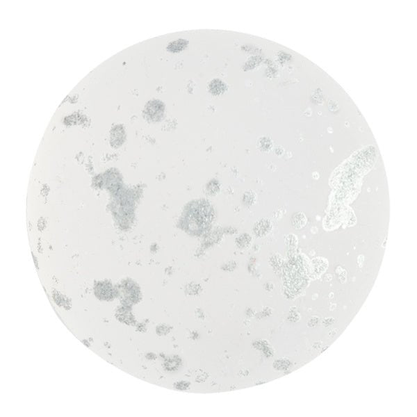 Cabochon par Puca® - 25 mm - Crystal Mat Splash Silver - PerlineBeads