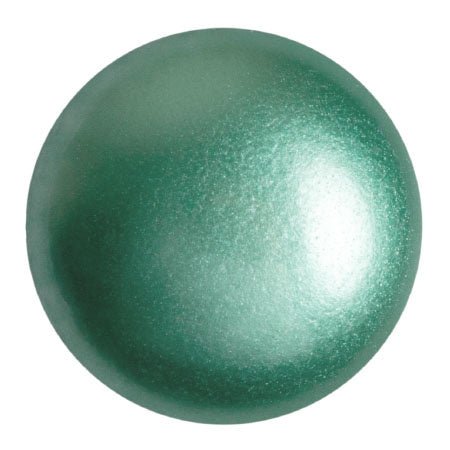 Cabochon par Puca® - 25 mm - Green Turquoise Pearl - PerlineBeads