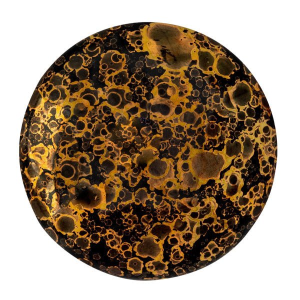 Cabochon par Puca® - 25 mm - Jet Bronze - PerlineBeads