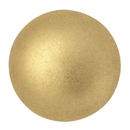 Cabochon par Puca® - 25 mm - Light Gold Mat - PerlineBeads