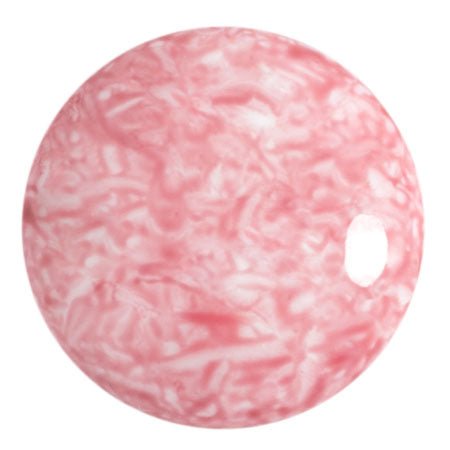 Cabochon par Puca - 25 mm - Milky Light Rose - PerlineBeads