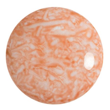 Cabochon par Puca - 25 mm - Milky Peach - PerlineBeads