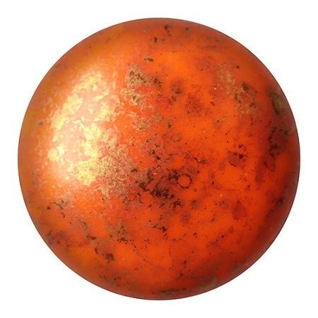 Cabochon par Puca - 25 mm - Opaque Hyacinth Bronze - PerlineBeads