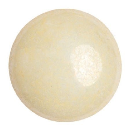 Cabochon par Puca® - 25 mm - Opaque Ivory Ceramic Look - PerlineBeads