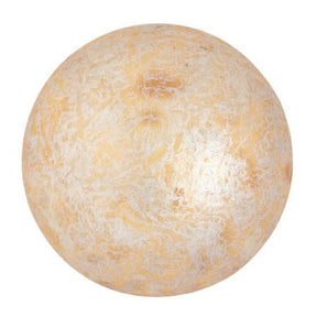 Cabochon par Puca® - 25 mm - Opaque Ivory Spotted - PerlineBeads