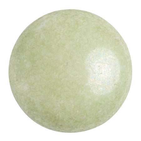 Cabochon par Puca® - 25 mm - Opaque Light Green Ceramic Look - PerlineBeads