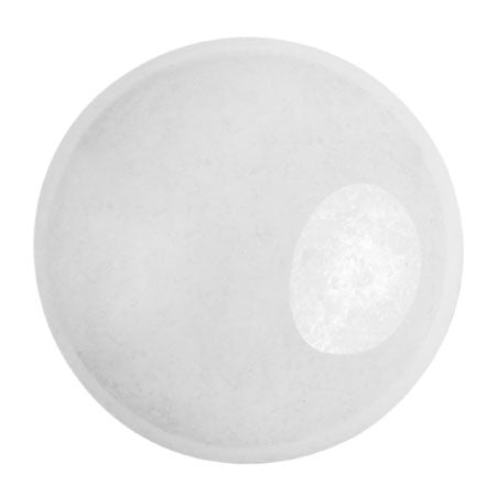 Cabochon par Puca® - 25 mm - Opaque White Ceramic Look - PerlineBeads