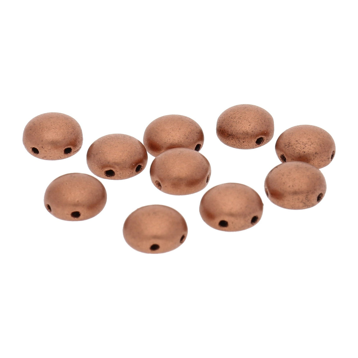 Candy Glasperle 8 mm - Crystal Vintage Copper - PerlineBeads