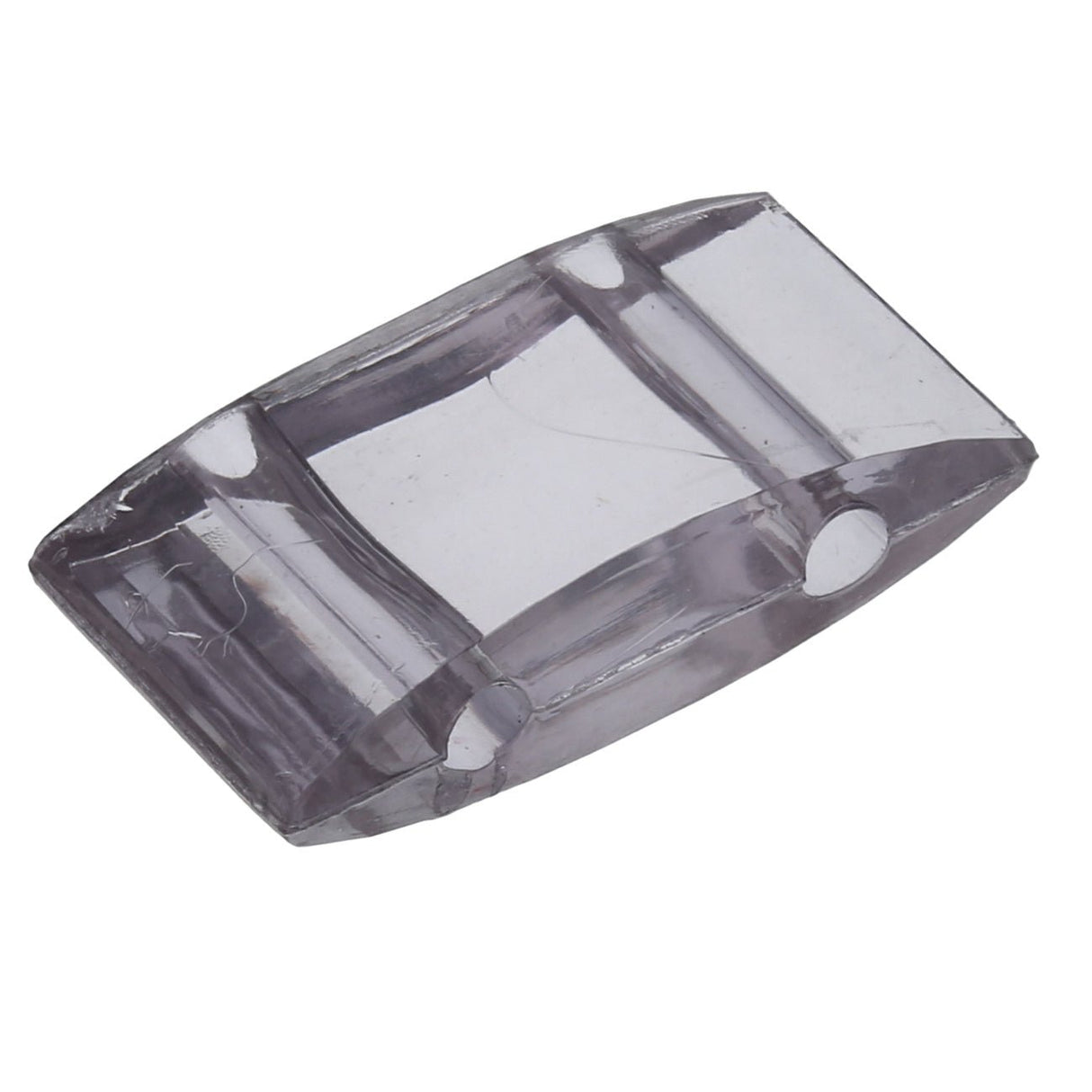 Carrier Bead aus Acryl 18x9 mm - Schwarz transparent - PerlineBeads