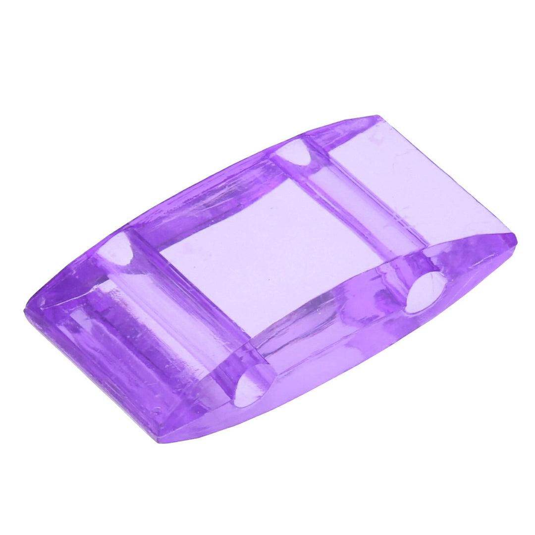 Carrier Bead aus Acryl 18x9 mm - Violet transparent - PerlineBeads