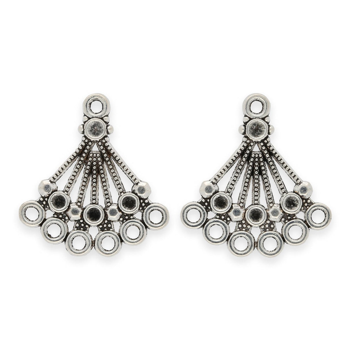 Chandelier Verbindungselement – Farbe Silber antik - PerlineBeads