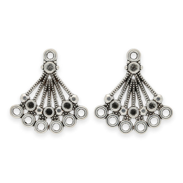 Chandelier Verbindungselement – Farbe Silber antik - PerlineBeads