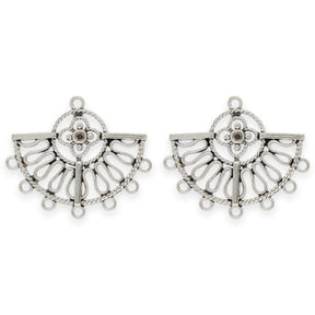 Chandelier Verbindungselement – Farbe Silber antik - PerlineBeads