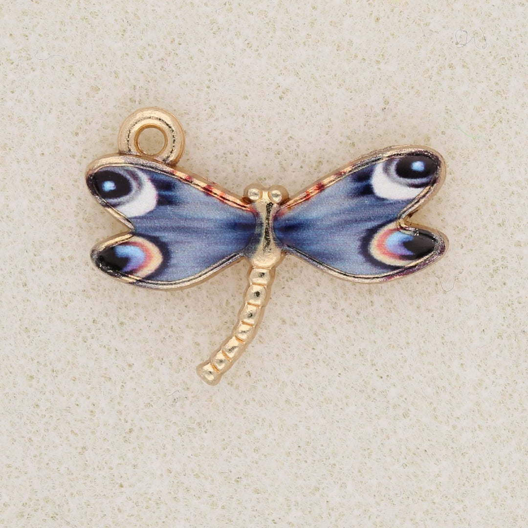 Charm-Anhänger Libelle - Blue - PerlineBeads