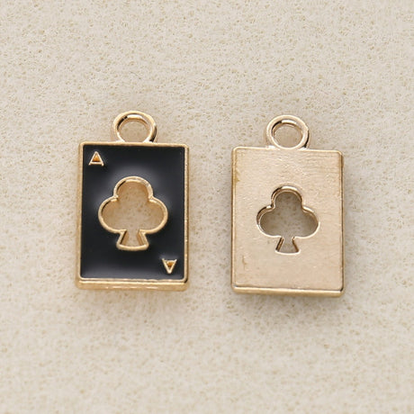Charm-Anhänger Pokerkarte - PerlineBeads