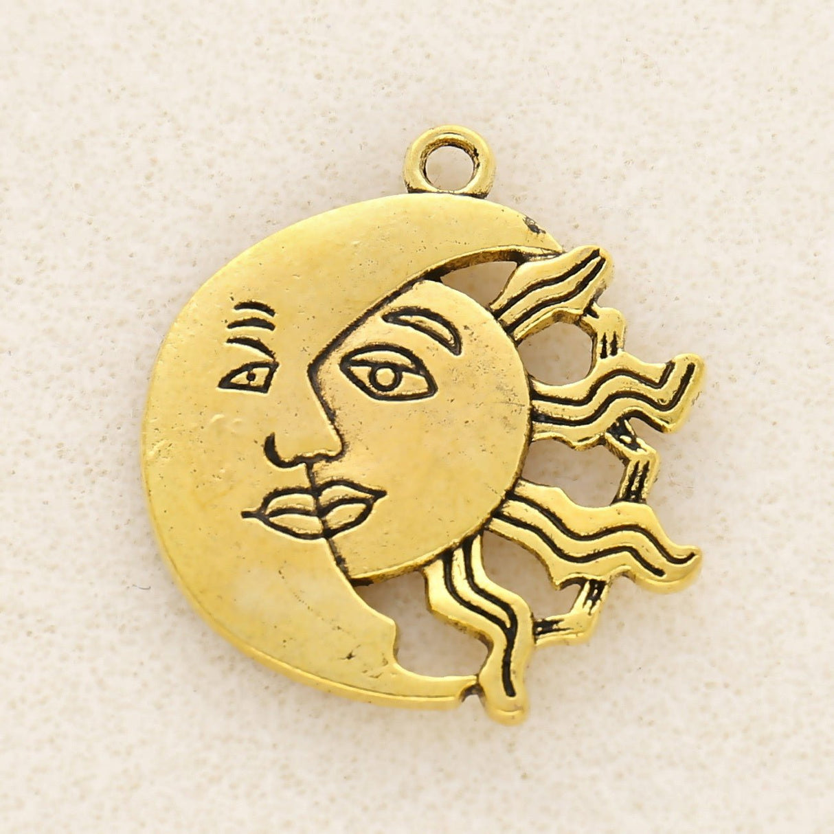 Charm-Anhänger Sonne und Mond - PerlineBeads