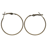 Creolen 35 mm – Farbe Bronze antik - PerlineBeads