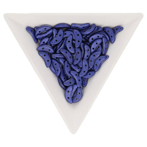 Crescent 3 x 10 mm - Metallic Violet - PerlineBeads