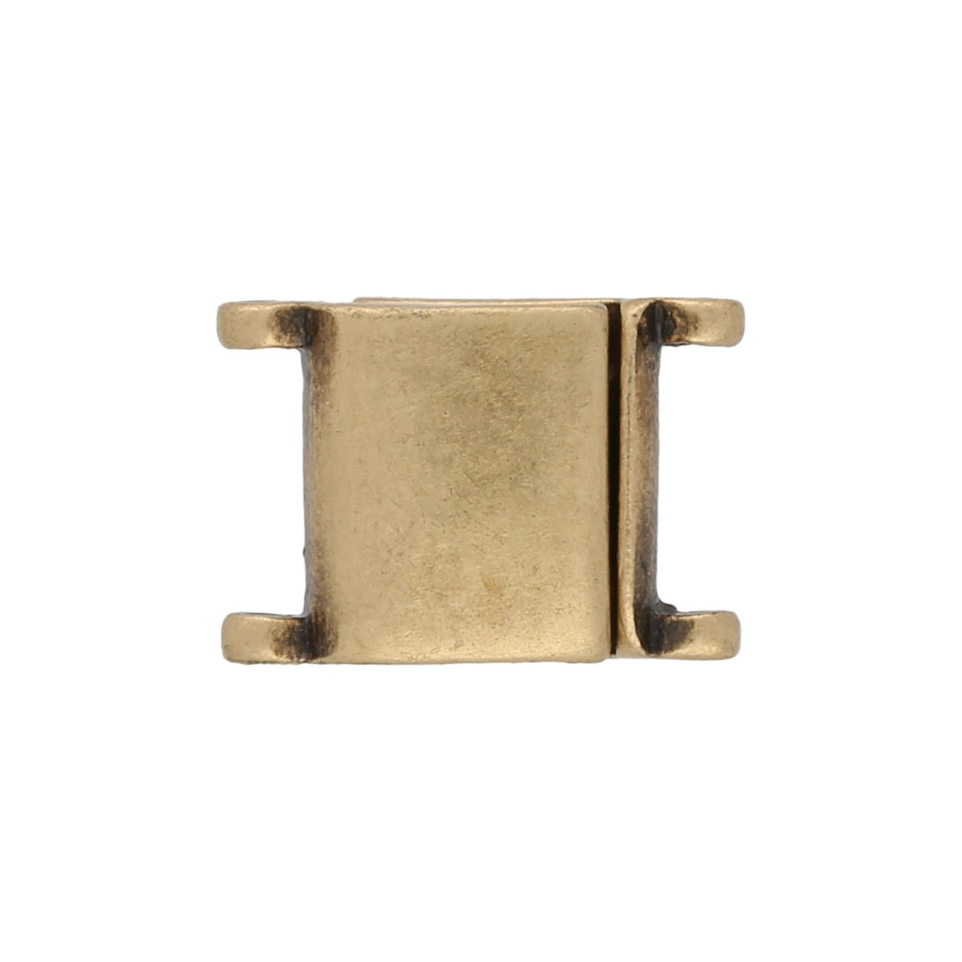Cymbal™ Axos II Delica Magnetic Clasp - Antique Brass Plate - PerlineBeads