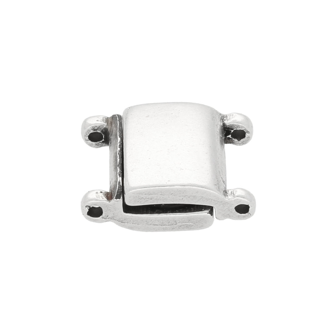 Cymbal™ Axos II Delica Magnetic Clasp - Silver Plate - PerlineBeads
