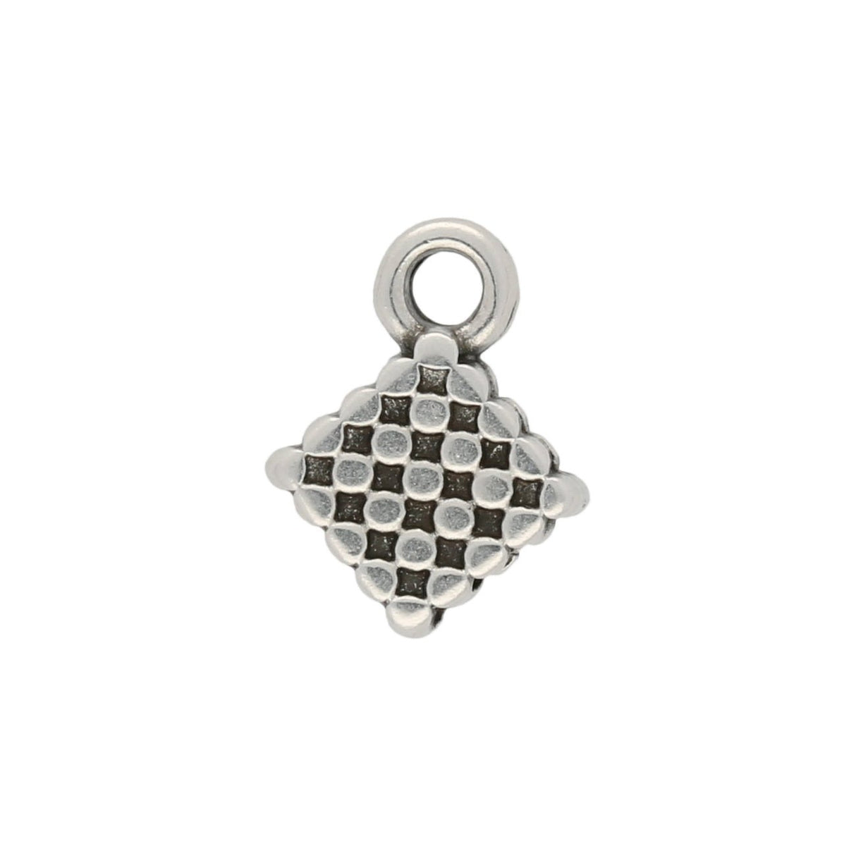 Cymbal™ Fero-Silky Side Bead Ending - Antique Silver Plate - PerlineBeads