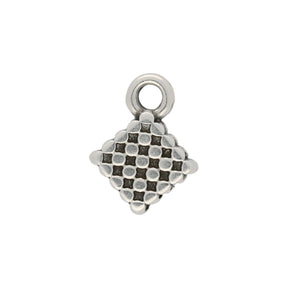 Cymbal™ Fero-Silky Side Bead Ending - Antique Silver Plate - PerlineBeads