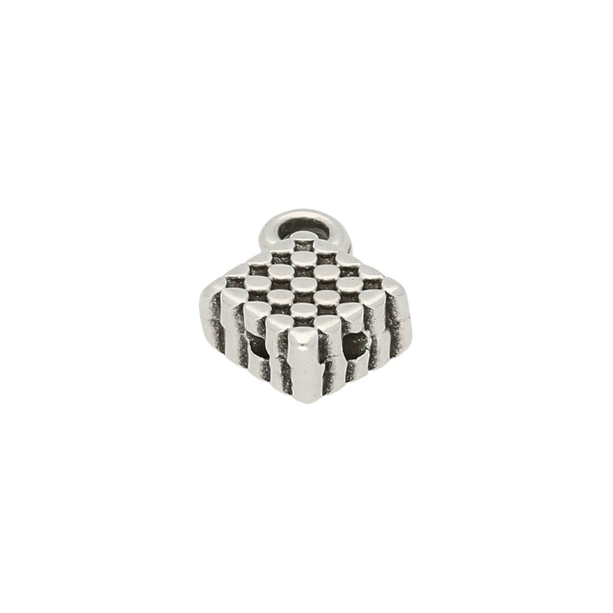 Cymbal™ Fero-Silky Side Bead Ending - Antique Silver Plate - PerlineBeads