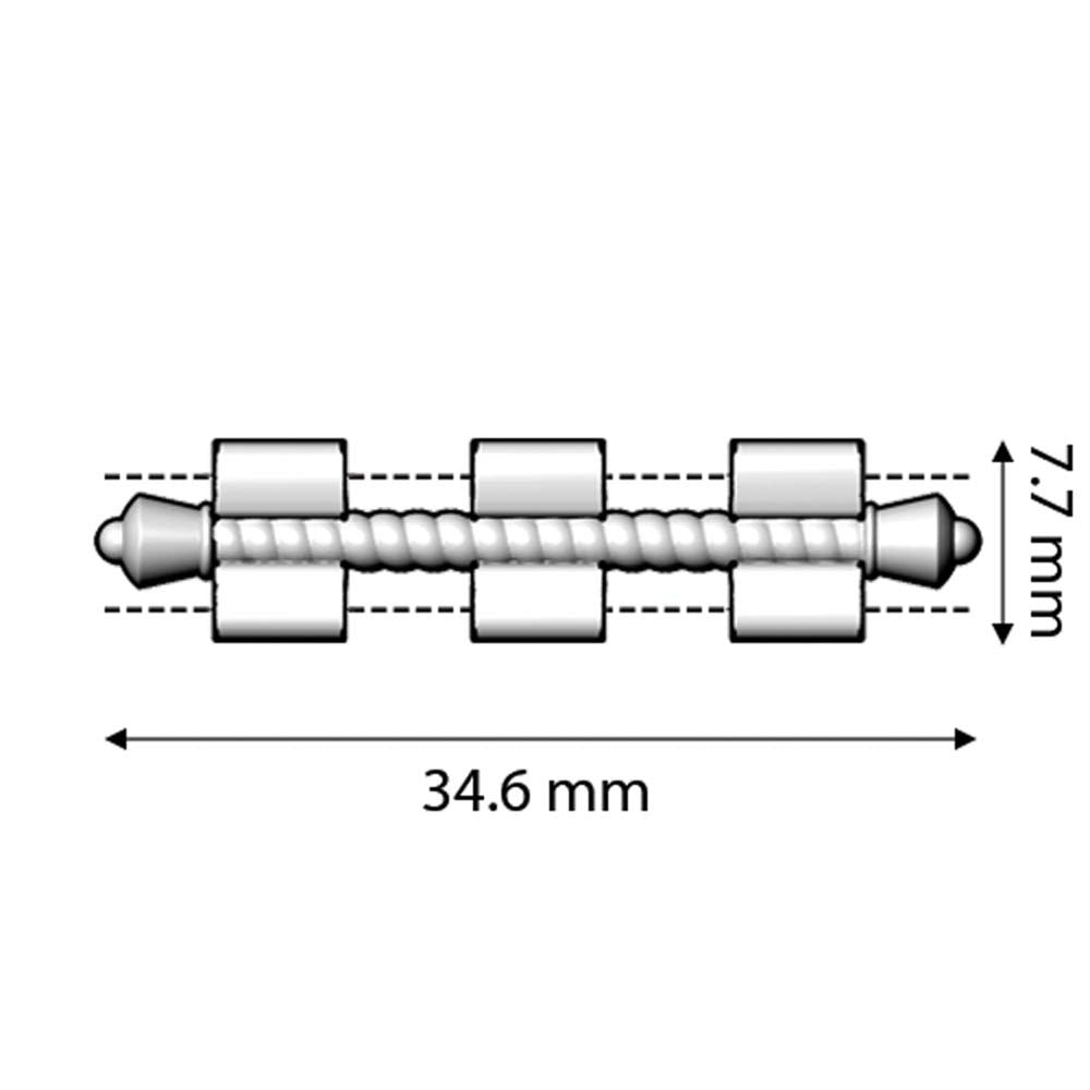 Cymbal™ Kalogeros-Tila Bead Connector – Vergoldet 24 karat - PerlineBeads
