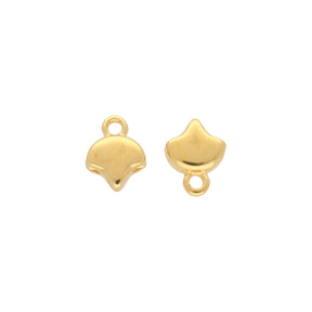 Cymbal™ Kastro-Ginko Bead Ending - 24K Gold Plate - PerlineBeads