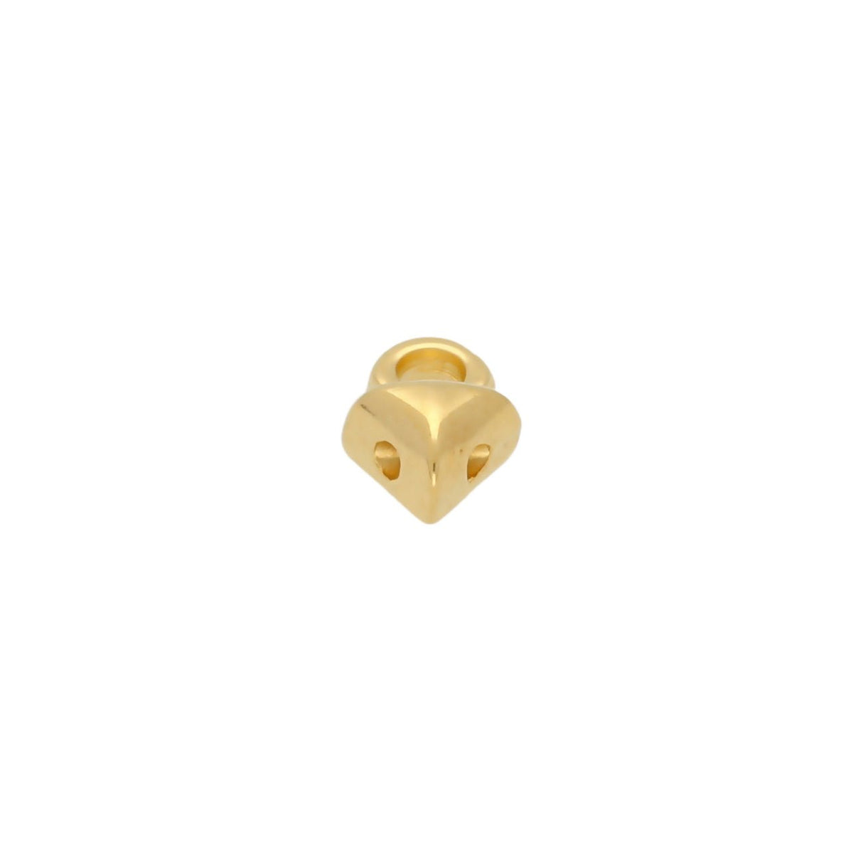 Cymbal™ Kleftiko-GemDuo Bead Ending - Gold Plate - PerlineBeads