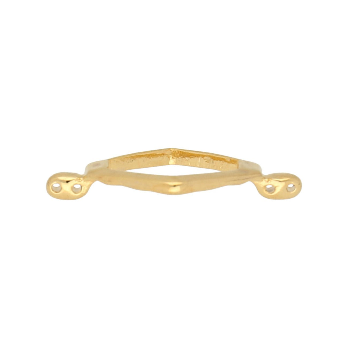 Cymbal™ Kotroni-SuperDuo Bead Connector - 24K Gold Plate - PerlineBeads