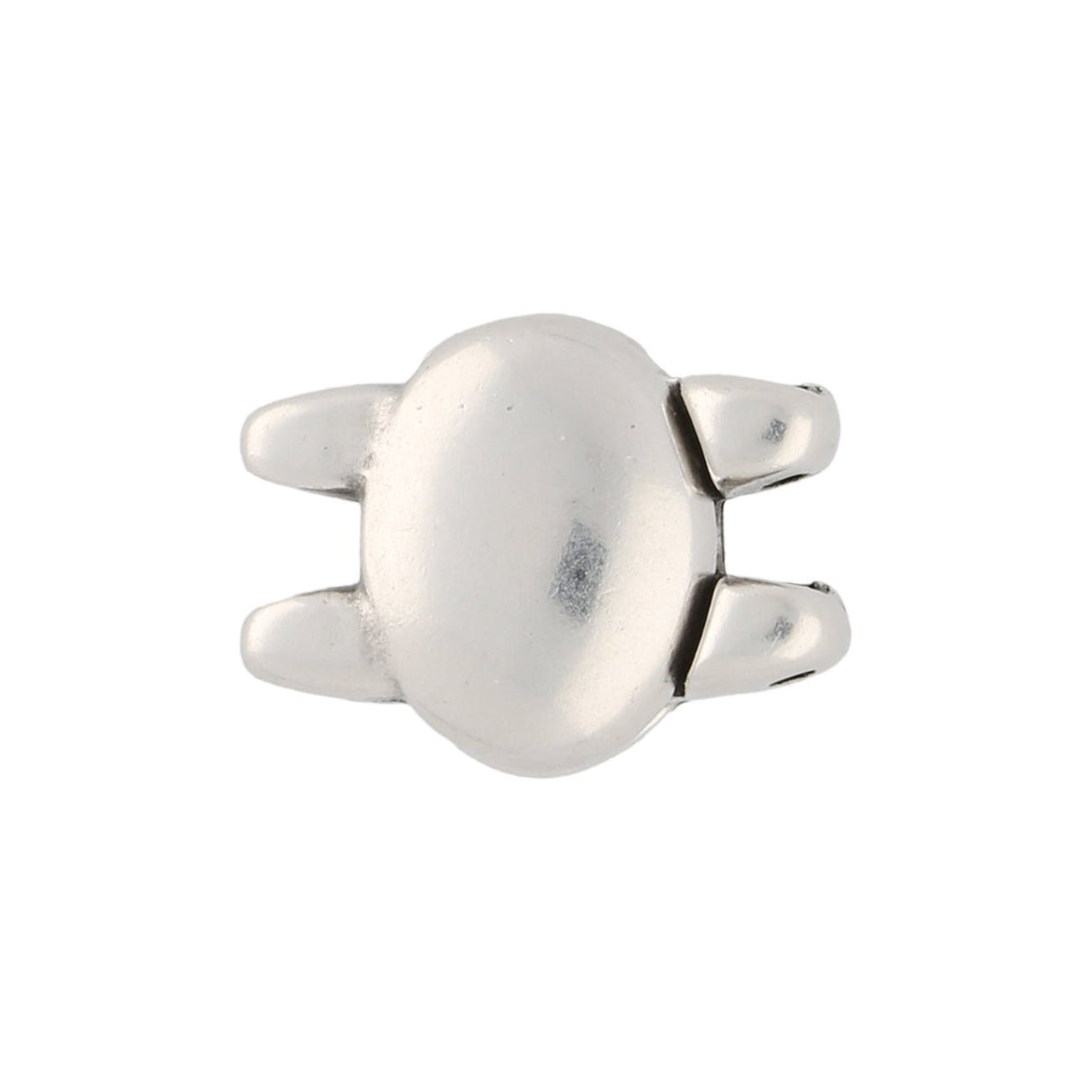 Cymbal™ Kypri II SuperDuo Magnetic Clasp - Antique Silver Plate - PerlineBeads