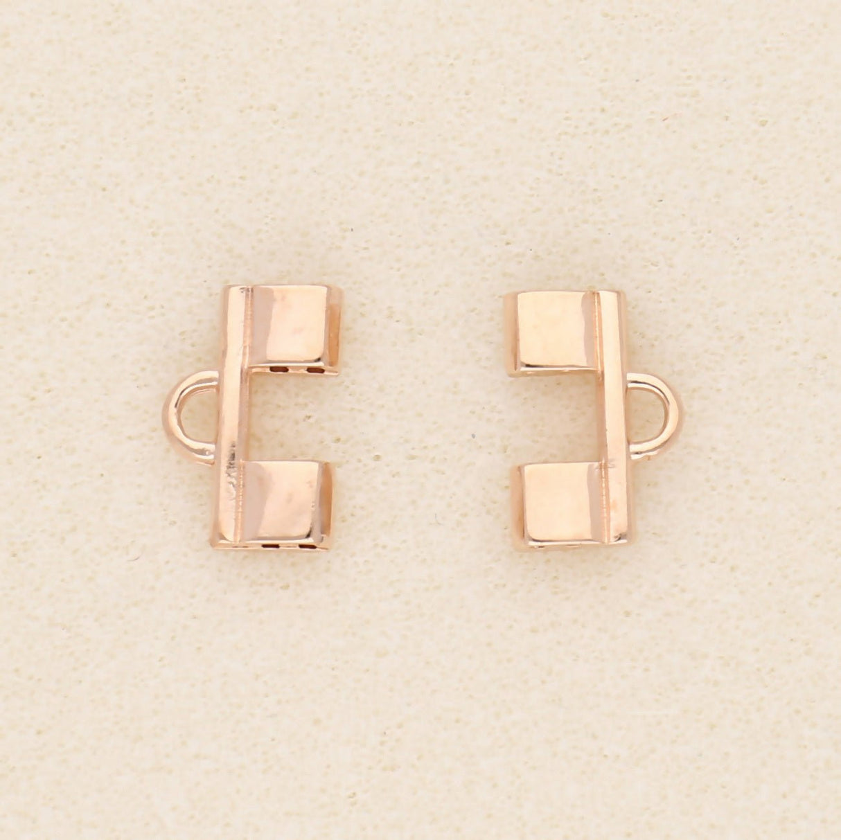 Cymbal™ Piperi II - Tila Bead Ending - Rose Gold Plate - PerlineBeads