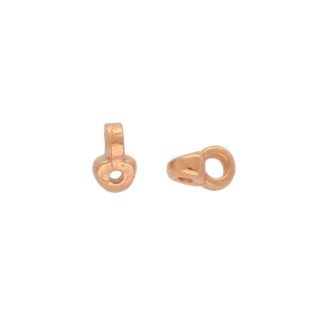 Cymbal™ Remata-Superduo Bead Ending - Rose Gold Plate - PerlineBeads