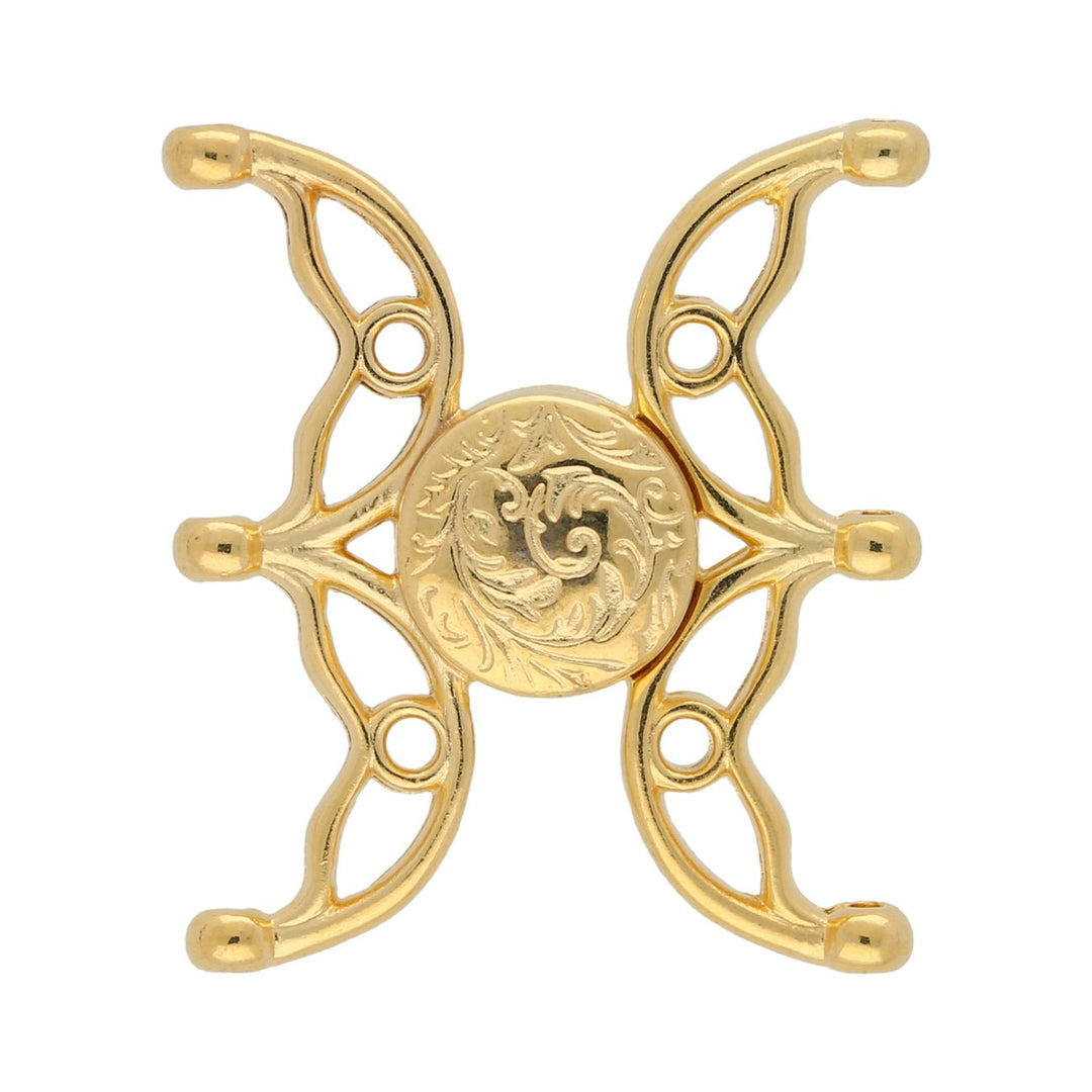 Cymbal™ Volakas III 8/0 Magnetic Clasp - 24K Gold Plate - PerlineBeads