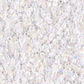 Delica 10/0 - DBM0202 - White Pearl AB - PerlineBeads