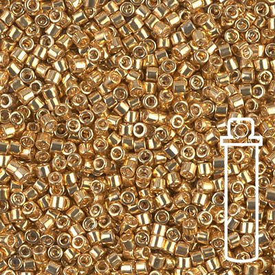 Delica 10/0 - DBM0410 - Galvanized Yellow Gold Dyed - PerlineBeads